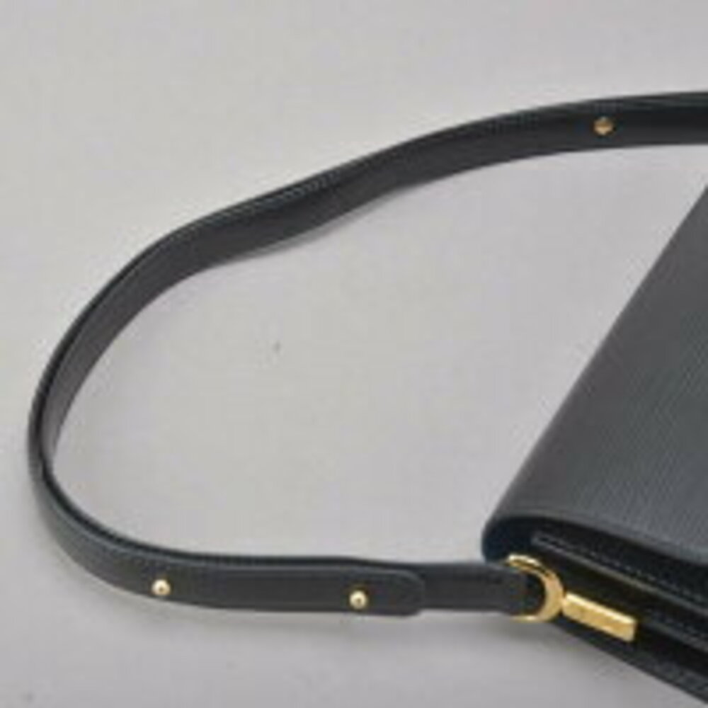 Louis Vuitton black Epi bag shoulder blue leather Hoche - Picture 6 of 6